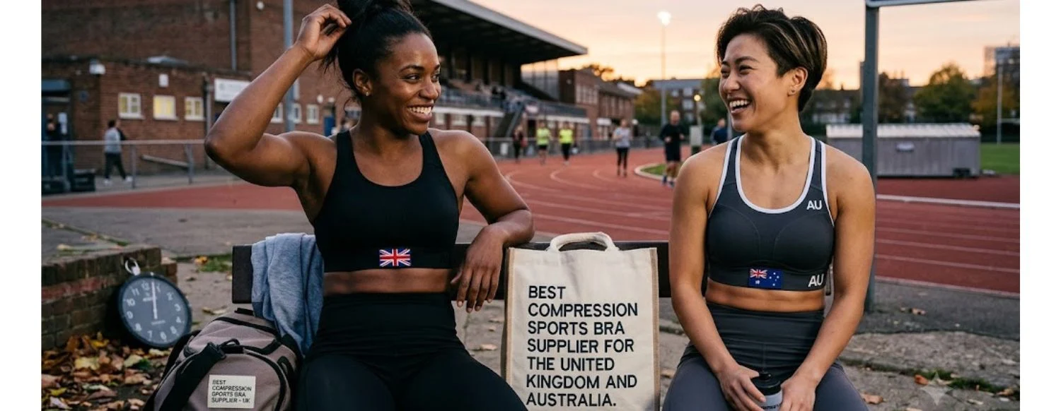 Best Compression Sports Bra Supplier for the United Kingdom and Australia: Bulk & Private Label
