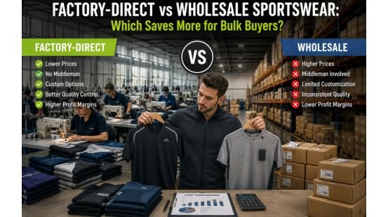 Factory-Direct vs Wholesale Sportswear: Which Saves More for Bulk Buyers?
