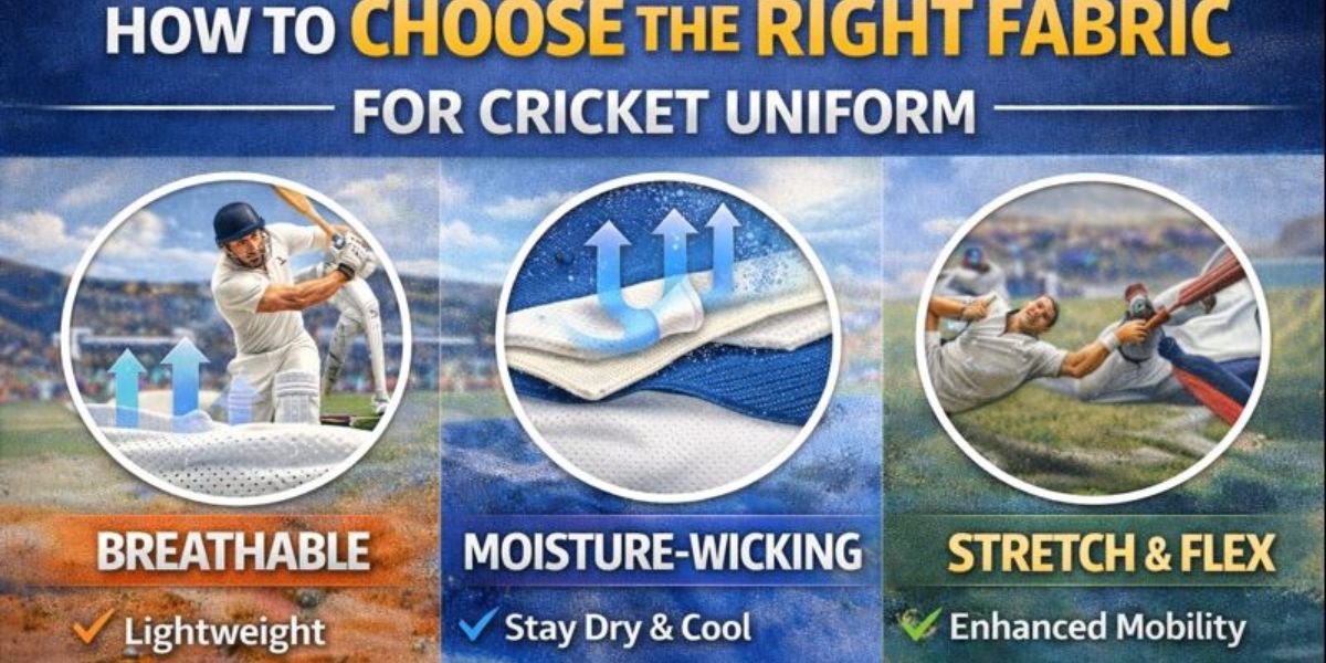How to Choose the Right Fabric for Cricket Uniform