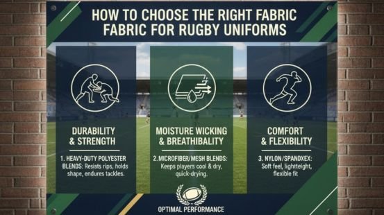 How to Choose the Right Fabric for Rugby Uniform