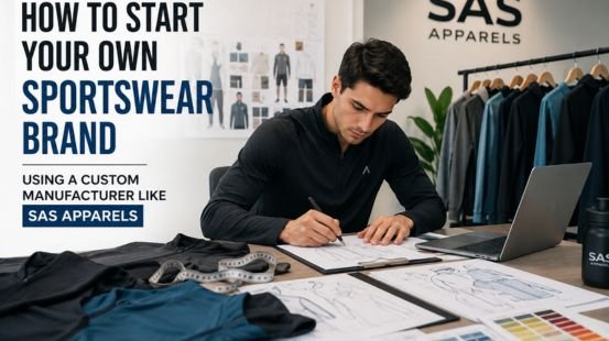How to Start Your Own Sportswear Brand Using a Custom Manufacturer Like SAS Apparels