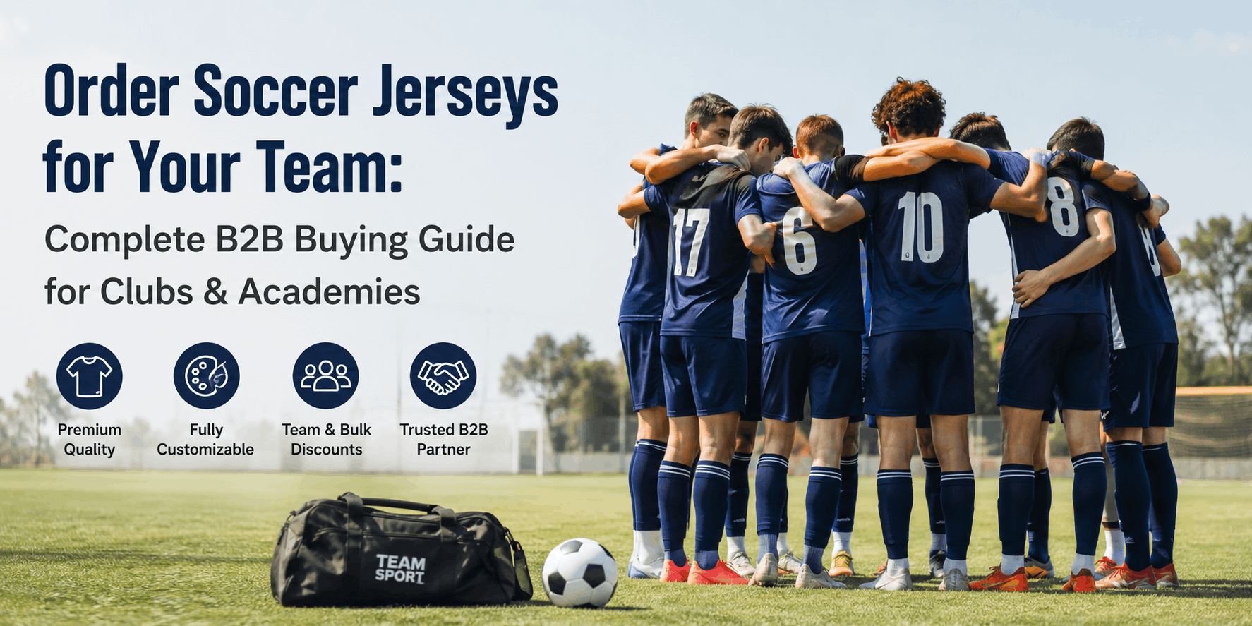 Order Soccer Jerseys for Your Team: Complete B2B Buying Guide for Clubs & Academies