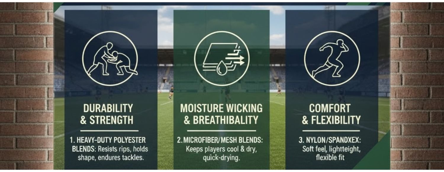 How to Choose the Right Fabric for Rugby Uniform