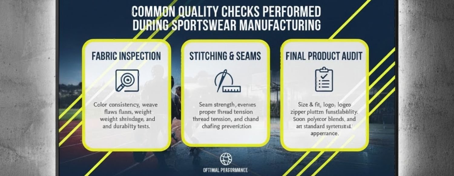 Common Quality Checks Performed During Sportswear Manufacturing