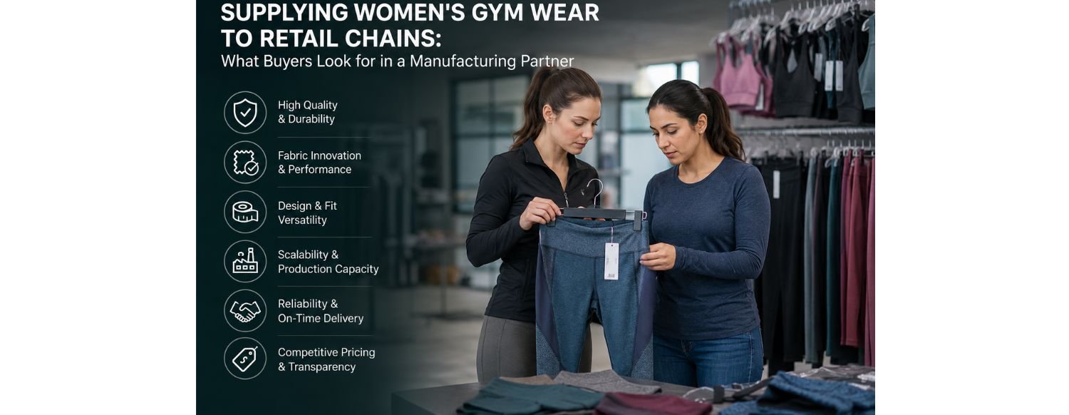 Supplying Women's Gym Wear to Retail Chains: What Buyers Look for in a Manufacturing Partner